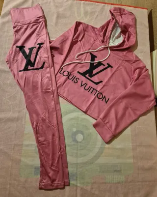 Set Leggings e Felpa Louis Vuitton Rosa