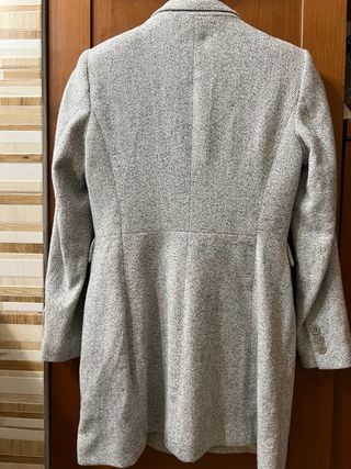 Cappotto Zara Beige Tweed, usato poche volte