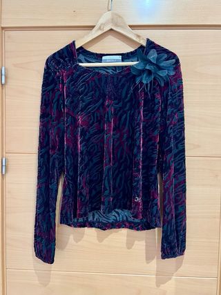 Jersey terciopelo Escolá estampado XL