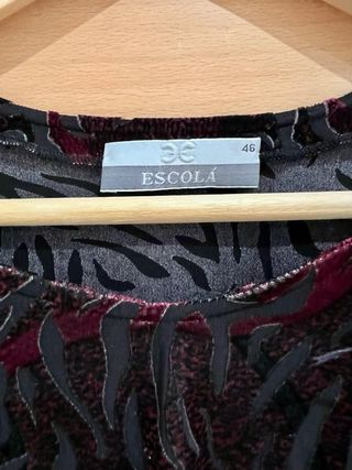 Jersey terciopelo Escolá estampado XL