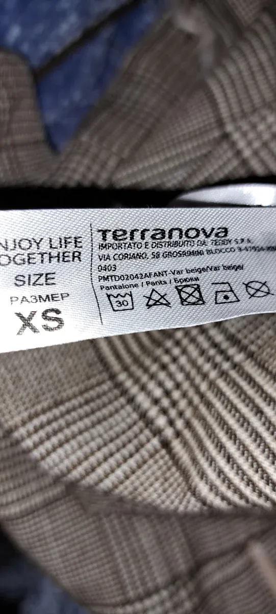 Pantaloncino donna Terranova a quadri