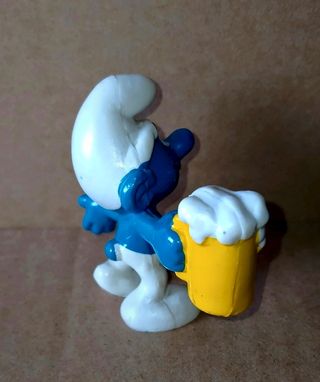 Puffo con Boccale Birra