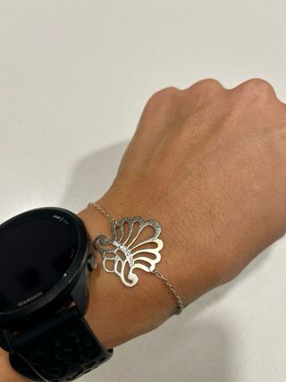 Lote 4 pulseras finas plata