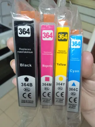 Cartuchos Tinta HP 364 Negro Magenta Amarillo C