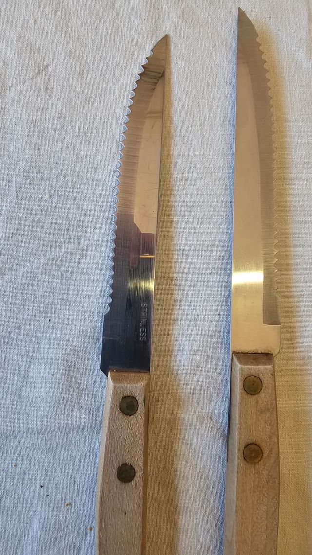 Posate con manico in legno