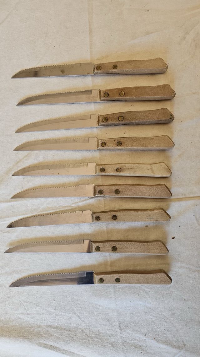 Posate con manico in legno