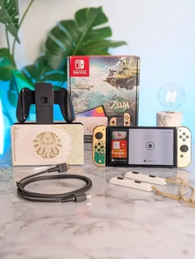 Nintendo Switch OLED edizione speciale Zelda con garanzia