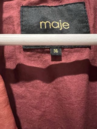 Chaqueta de cuero Maje