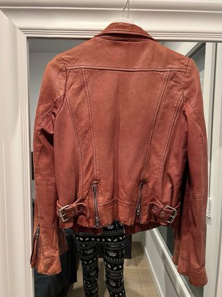 Chaqueta de cuero Maje