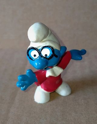 Puffo originale. Puffo vintage. Puffo Quattrocchi