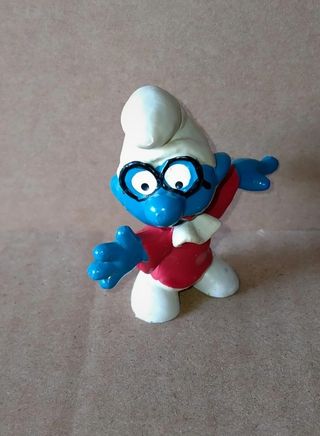 Puffo originale. Puffo vintage. Puffo Quattrocchi