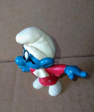 Puffo originale. Puffo vintage. Puffo Quattrocchi