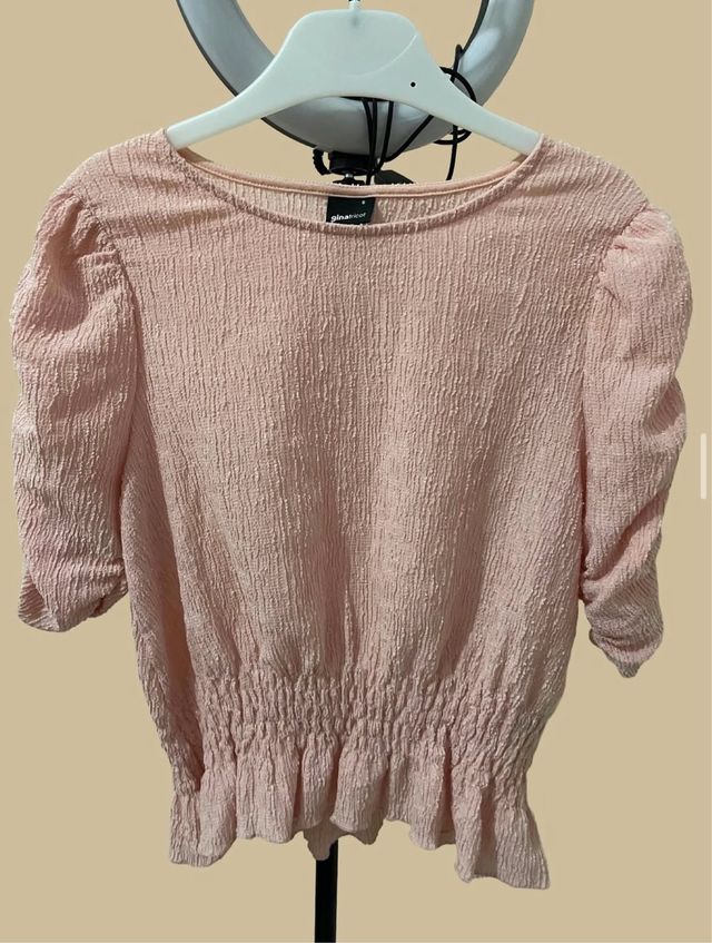 Blusa Gina Tricot Rosa Talla S