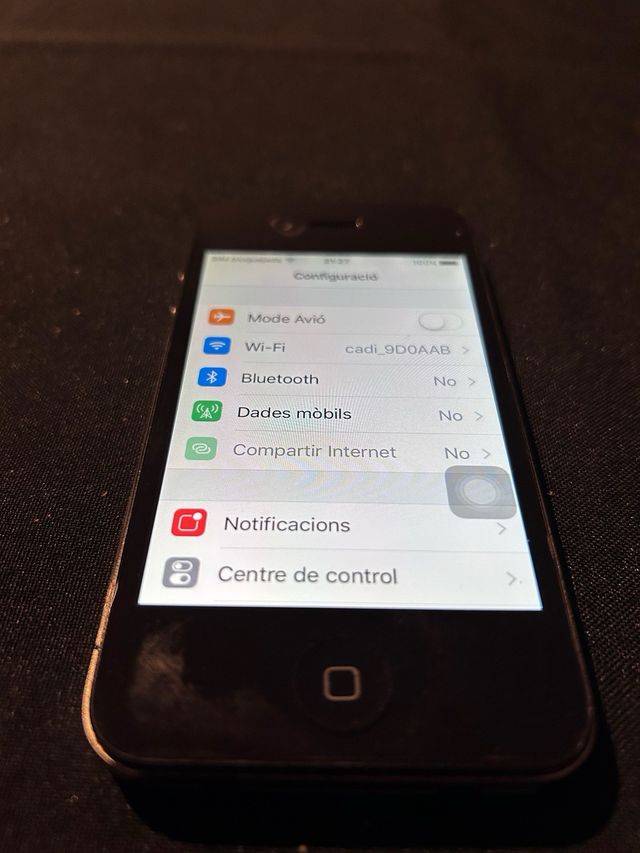 iPhone 4S Negro/Plata 16G