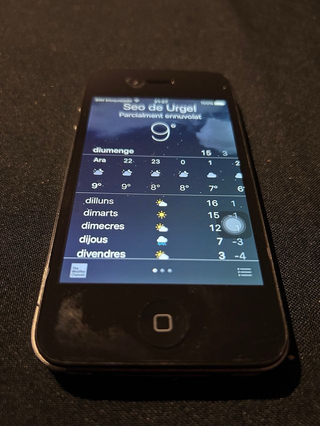 iPhone 4S Negro/Plata 16G