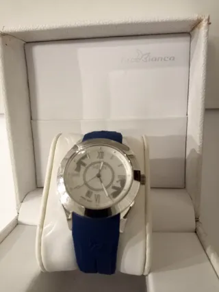 Orologio Le Bebè Bianco e Blu