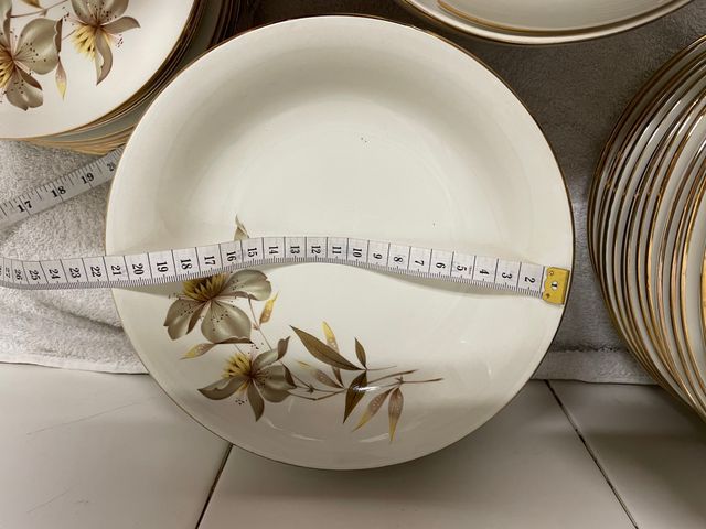 Vajilla San Claudio Vintage Porcelana 60 Piezas