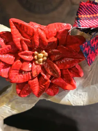 Cavallino a dondolo decorato 16x20cm