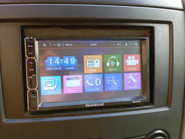 Radio Coche Bluetooth USB Auxiliar