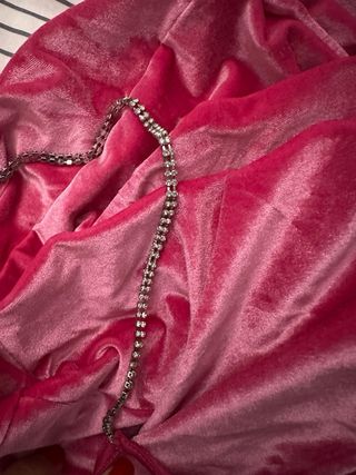 Vestido rosa de fiesta