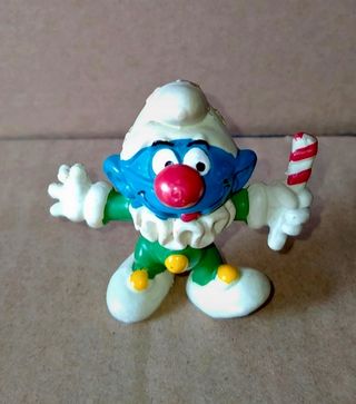 Puffo originale. Puffo vintage. Puffo raro clown.