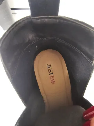 Botines tacón negros