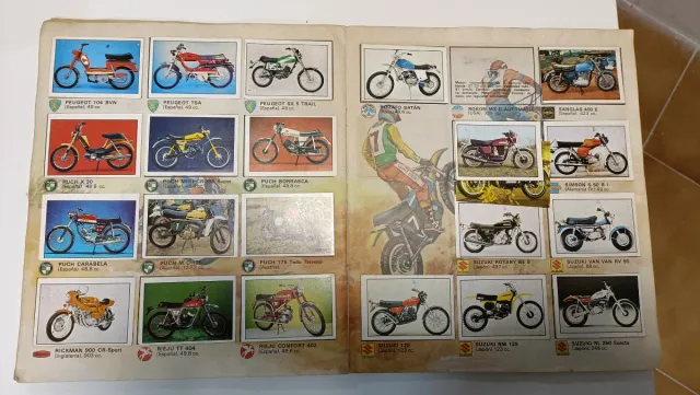 Álbum de cromos Moto 80
