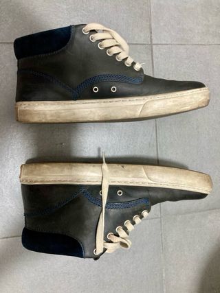 Timberland Scarpe Pelle Blu