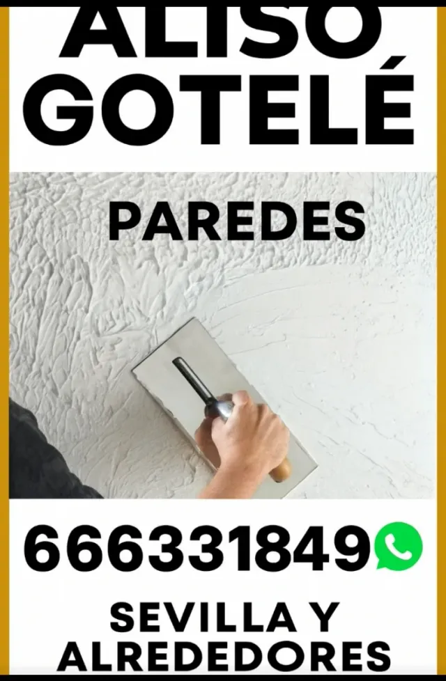 Alisado y Gotele - Pintura de Paredes