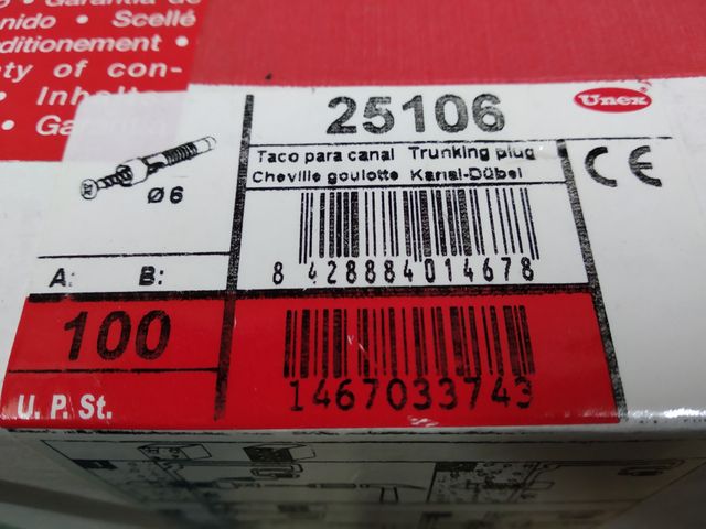 Tornillos para canal UNEX