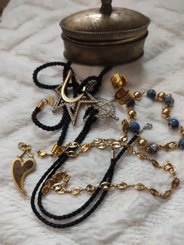 Lote bisutería antigua