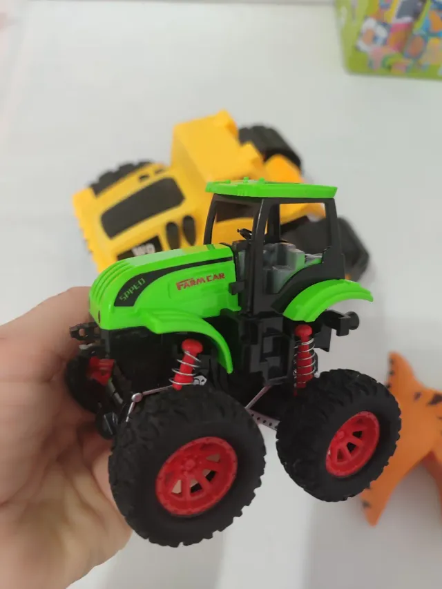 Lote 3 Juguetes: Tractor, Camión, Animal