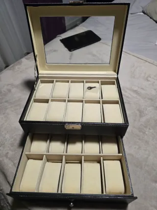 Caja Joyero para 20 Relojes