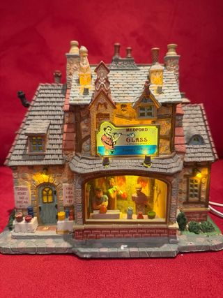 Lemax Caddington Village Medford Glass