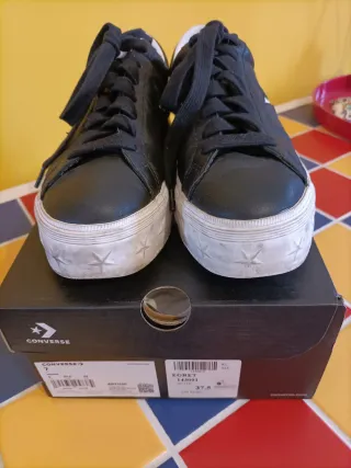 Converse One Star Pelle Nere Tg 37.5