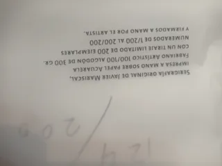 Serigrafía Original Javier Mariscal 1/200