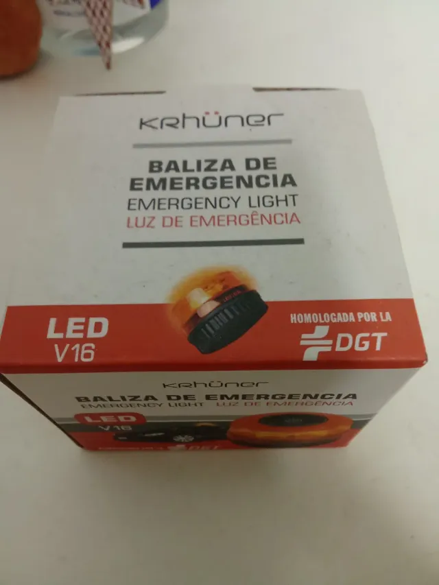 Segnale luminoso LED per emergenza auto DGT