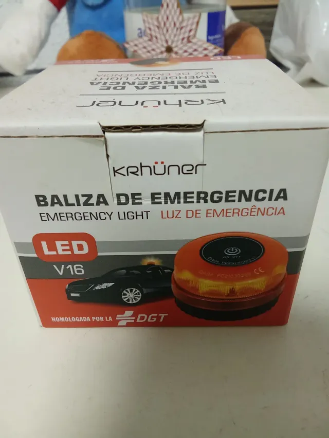 Segnale luminoso LED per emergenza auto DGT