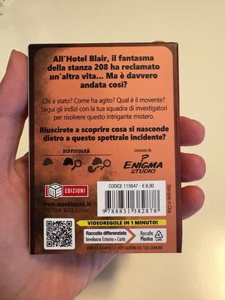 Sherlock Stanza 208 - Gioco investigativo