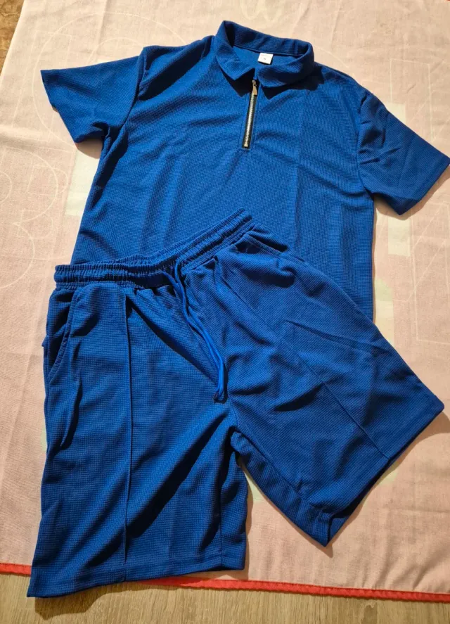 Set sportivo da uomo blu