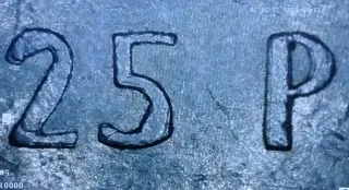 Error moneda España 25pts 1984