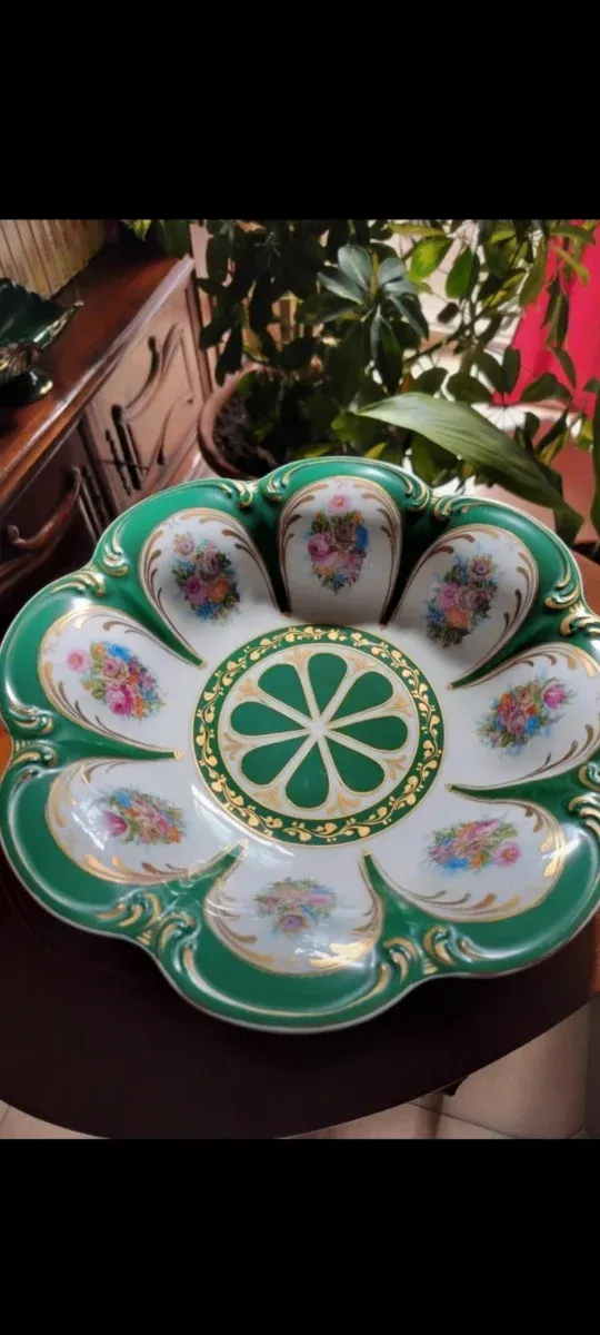 Vassoio Limoges decorato floreale