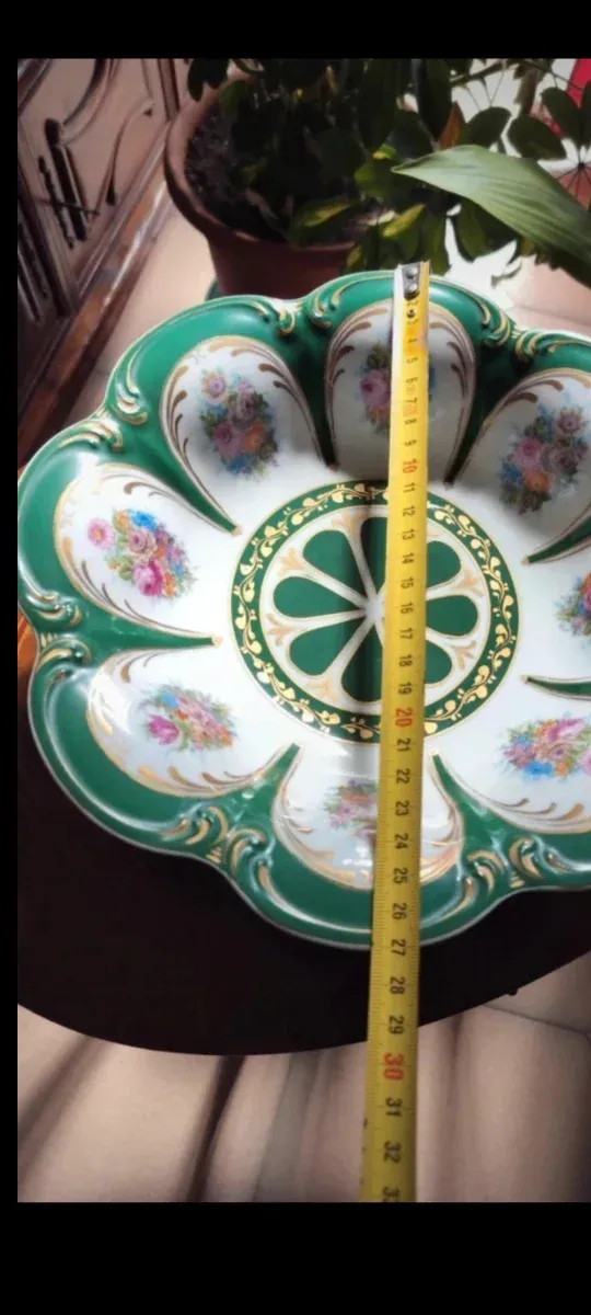 Vassoio Limoges decorato floreale