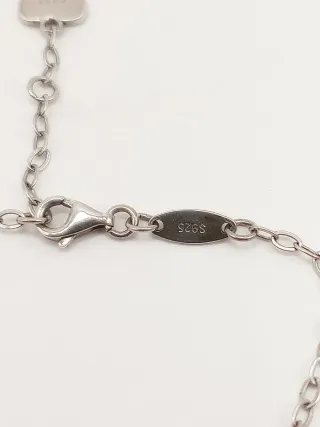 Bracciale donna cuore infinito zirconi argento 925