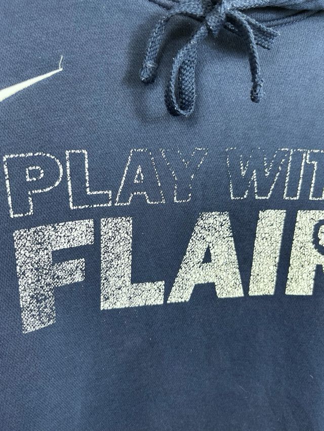 Felpa Nike USA Hoodie Retro Y2K Oversize Blu