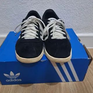 Zapatillas Adidas Talla 42 Negras Blancas son ori