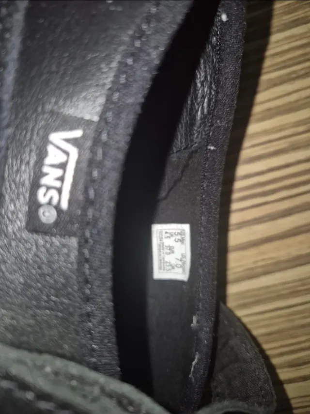 Zapatos Vans Mujer Negros