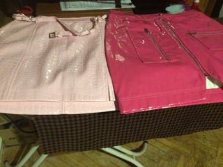 4 Faldas Charol Talla M