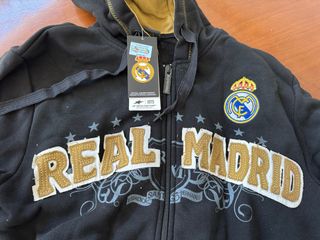 Sudadera Real Madrid Negra y Dorada