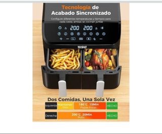 Freidora de Aire Doble Compartimento. Air fryer